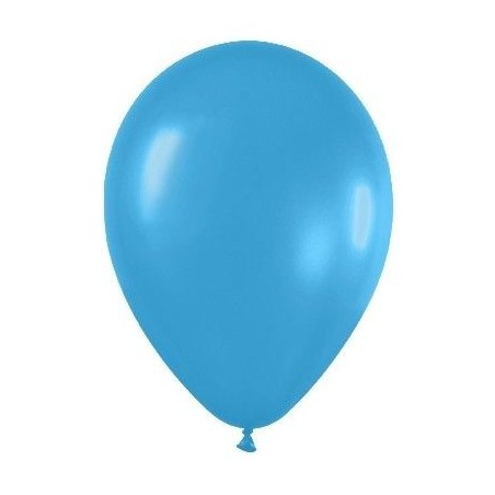 Globo azul neon r 12 30cm 50 uds sempertex 7703340235462 R12 240