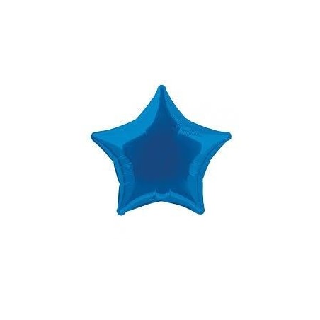 Globo estrella azul foil para helio 26635305921 3059202