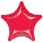 Globo estrella roja 32 jumbo gigante helio foil 80 cm