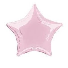 Globo estrella rosa claro 50 cm 11179533299 53329