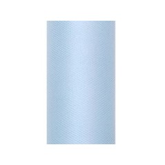 Tul azul cielo rollo de 9 mt x 15 cm para decoraciones 5901157451576 TIU15 011