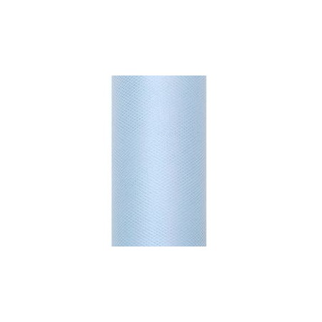 Tul azul cielo rollo de 9 mt x 15 cm para decoraciones 5901157451576 TIU15 011