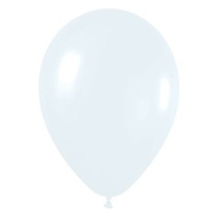Globo blanco de 30 cm serpentex bolsa 12 unidades 7703340230238 R12 005 12