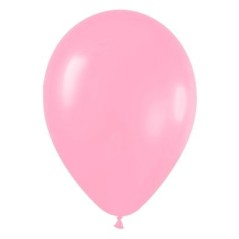 Globo rosa de 30 cm serpentex bolsa 12 unidades 7703340230337 R12 009 12
