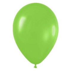 Globo verde lima de 30 cm 12"  serpentex bolsa 12 unidades 7703340231839 R12 031 12