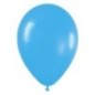 Globo azul de 30 cm 12" serpentex bolsa 12 unidades