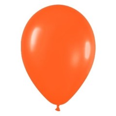 Globo naranja de 30 cm serpentex bolsa 12 unidades 7703340231334 R12 061 12