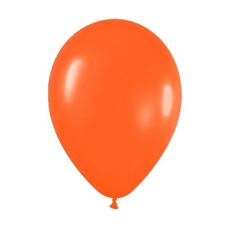 Globo naranja de 30 cm serpentex bolsa 12 unidades 7703340231334 R12 061 12