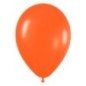 Globo naranja de 30 cm serpentex bolsa 12 unidades