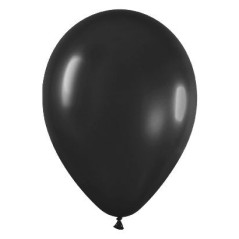 Globo negro de 30 cm serpentex bolsa 12 unidades 7703340231433 R12 080 12