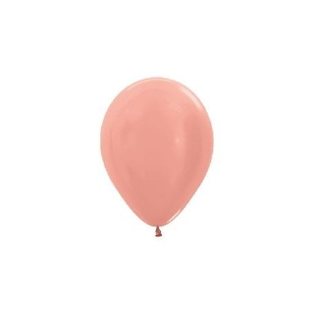 Globo metal rosa dorado de 30 cm serpentex bolsa 12 unidades 7703340124384 R12 568 12