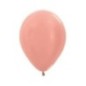 Globo metal rosa dorado de 30 cm serpentex bolsa 12 unidades