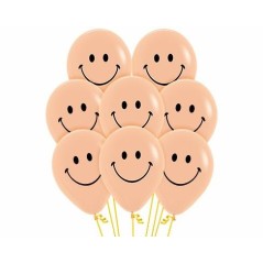 Globos caras para munecos 12 uds de 30 cm 7703340134017 R12 CARA 060