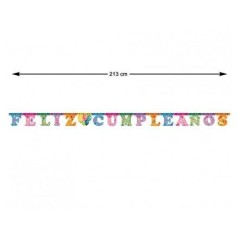 Guirnalda Feliz Cumpleanos 213 cm 8422259508380 50838