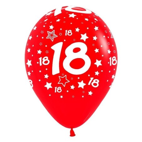 Globos latex n 18 30 cm 12 12 unidades colores surtidos 7703340123912 R12 N18
