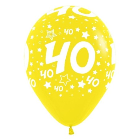 Globos latex n 40 40 cm 12 12 unidades colores surtidos 7703340334103 R12 N40