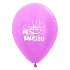 Globos Bautizo rosas 10 uds de 30 cm Sempertex 7703340109510 R12 BAU R