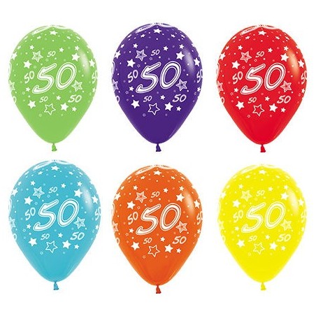 Globo latex n 50 30 cm 12 und sempertex colores surtidos 7703340123943 R12 N50