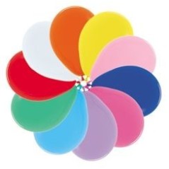 Globo Sempertex 18" 45 cm colores surtidos 6 uds 7703340250021 R18 000