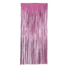 Cortina metalizada rosa 100x240 cm 8422935259568 25956