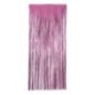 Cortina metalizada rosa 100x240 cm