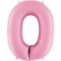 Globo numero rosa pastel 102 cm