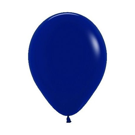 Globo Azul naval 12 uds de 30 cm Sempertex 7703340255361 R12 044 12