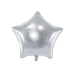 Globo forma estrella 48 cm plata 5902230736405 FB3M 018