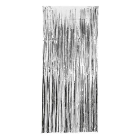 Cortina plata metalizada 1x200 cm para decoraciones fondos 8422935259551 25955