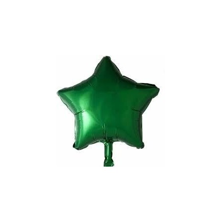 Globo estrella color verde 46 cm helio o aire 5712735003939 8532