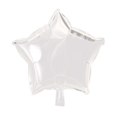 Globo estrella color blanco 46 cm helio o aire 5712735003984 8537