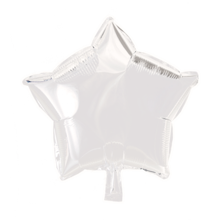 Globo estrella color blanco 46 cm helio o aire 5712735003984 8537