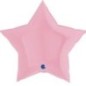 Globo estrella rosa mate 91 cm