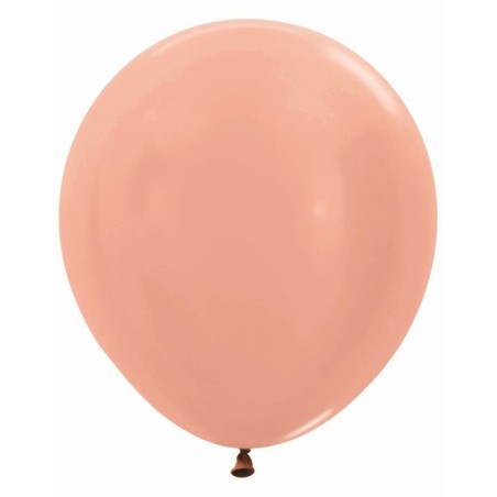Globo R18 oro rosa Sempertex 45 cm 6 uds 7703340166674 R18 568