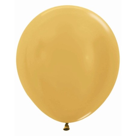 Globo R18 oro Sempertex 45 cm 6 uds 7703340166681 R18 570