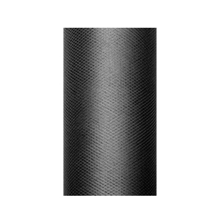 Tul negro rollo de 9 mt x 15 cm para decoraciones 5901157451699 TIU15 010