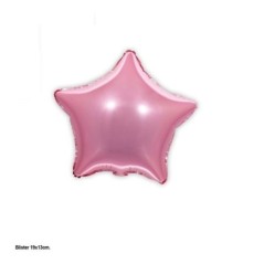 Globo estrella rosa foil de 45 cm 8435127143767 14376