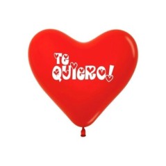 Globos corazon rojos Te quiero 12 uds 30 cm 7703340134666 R12 FCTQ
