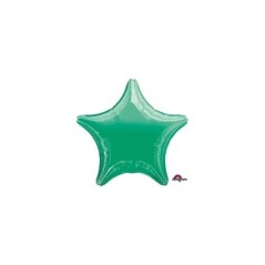 Globo estrella verde 45 cm helio o aire 26635305570 3055701
