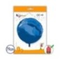 Globo circulo azul 46 cm helio o aire