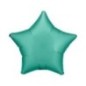 Globo estrella verde jade satin 45 cm helio o aire