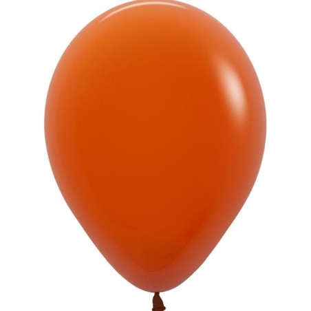 Globo Naranja cobrizo  30 cm 12"  serpentex bolsa 12 unidades 7703340404431 R12 062 12