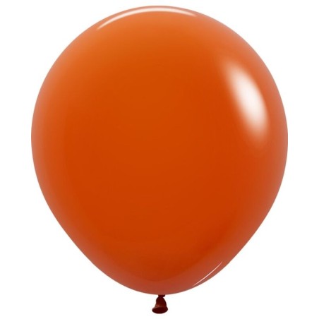 Globos R18 naranja cobrizo 15 uds de 45 cm Sempertex 7703340405056 R18 062 15