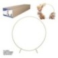 Circulo metalico para globos oro 2 metrosa aro