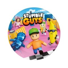 Platos Stumble Guys 8 uds de 23 cm cumpleanos 5201184979419 97941