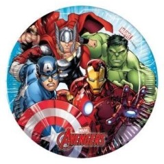 Platos los vengadores cumpleanos 6 uds 23 cm 5201184936306 93630