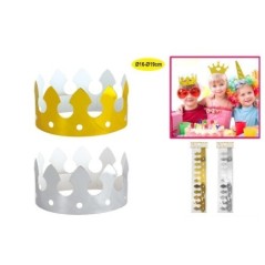 Corona de cumpleanos oro o plata para nino carton 8800884012388 401238