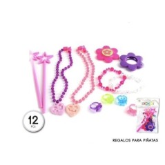 Pack pinata ninas 12 piezas collares 8433584555932 55593