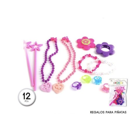 Pack pinata ninas 12 piezas collares 8433584555932 55593
