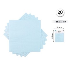 Servilletas Azul grisaceo 20 uds 33 cm 8433584944231 94423